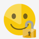 smiley,lock,open