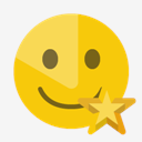 smiley,star