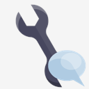 technical,wrench,speech,bubble