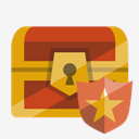 treasure,chest,shield