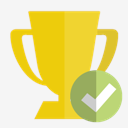 trophy,checkmark