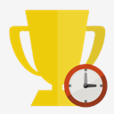 trophy,clock