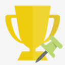 trophy,push,pin