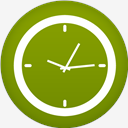 Clock,flat,circle