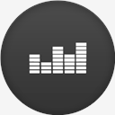 Deezer,flat,circle