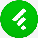 Feedly,flat,circle