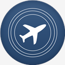 Flighttrack,flat,circle