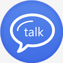 Google,Talk,flat,circle