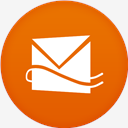 Hotmail,flat,circle
