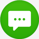 Messages,flat,circle