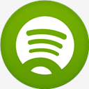 Spotifiy,flat,circle
