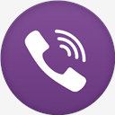 phone,Viber,flat,circle