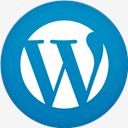 Wordpress,flat,circle