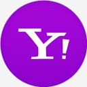 Yahoo,flat,circle