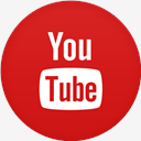 Youtube,flat,circle