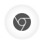 Chrome,white,round