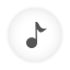 Music,Note,white,round