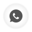 Whatsapp,white,round