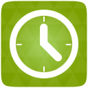 Clock,green