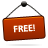 free,red,sign