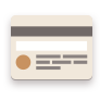 Credit,Card,flat,brown