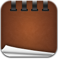 notepad,leather