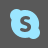 skype,grey