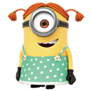 girl,minion,cartoon