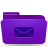 folder,mails,violet