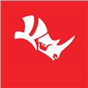 Rhinoceros,3D,red