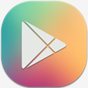 Googleplay,Flat,Round