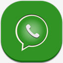 Whatsapp,Flat,Round