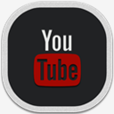 Youtube,Flat,Round