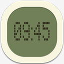Clock,Digital,Flat,Round