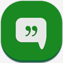 Hangouts,Flat,Round