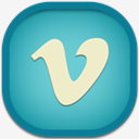 Vimeo,Flat,Round