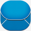 Email,Blue,Flat,Round