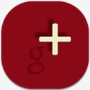 Google,Plus,Flat,Round