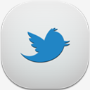 Twitter,Flat,Round