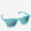 Glasses,Aqua