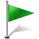 flag,green