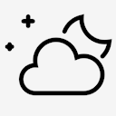 partly,cloudy,night