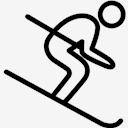 skiing