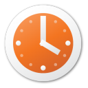 clock,red