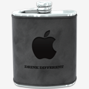 flask,grey