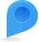 pin,blue,solid