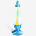 lamp,yellowblue