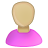bald,female,olive,pink,user