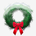 Snowy,Christmas,wreath