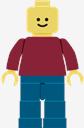 Plastic,Brick,Man